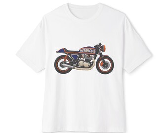Vintage Cafe Racer Motorcycle Tee | The 999 Club graphic shirt