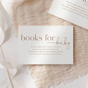 Aanpasbare Hallo Baby Fall Douche Boek Verzoek Invoegen, Verbrande Oranje Boeken voor Baby Sjabloon, Pumpkin Spice Instant Download [id:22647616