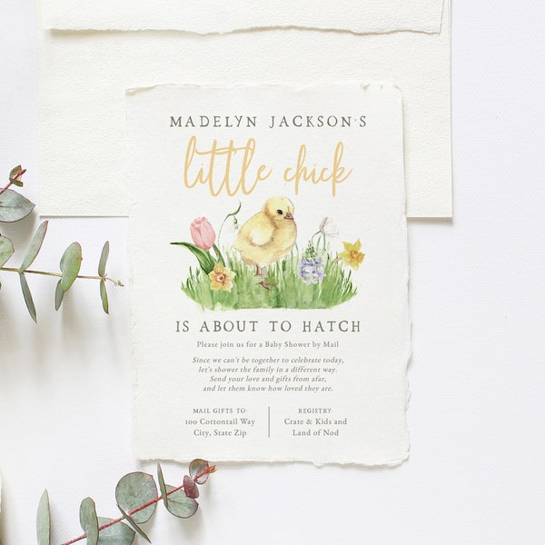 Baby Shower by Mail Baby Shower Invitation Etsy