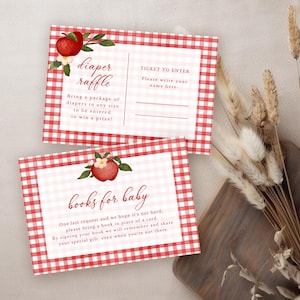 Apple of our Eye-bundel babyshower, sjabloon boeken voor baby, boekverzoek, luierloten, babyshower Apple [id:28358721]