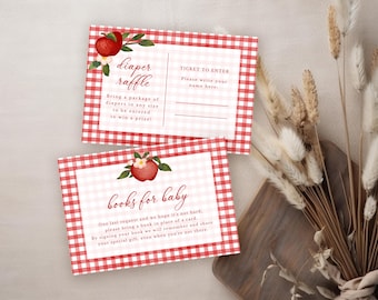 Apple of our Eye-bundel babyshower, sjabloon boeken voor baby, boekverzoek, luierloten, babyshower Apple [id:28358721]