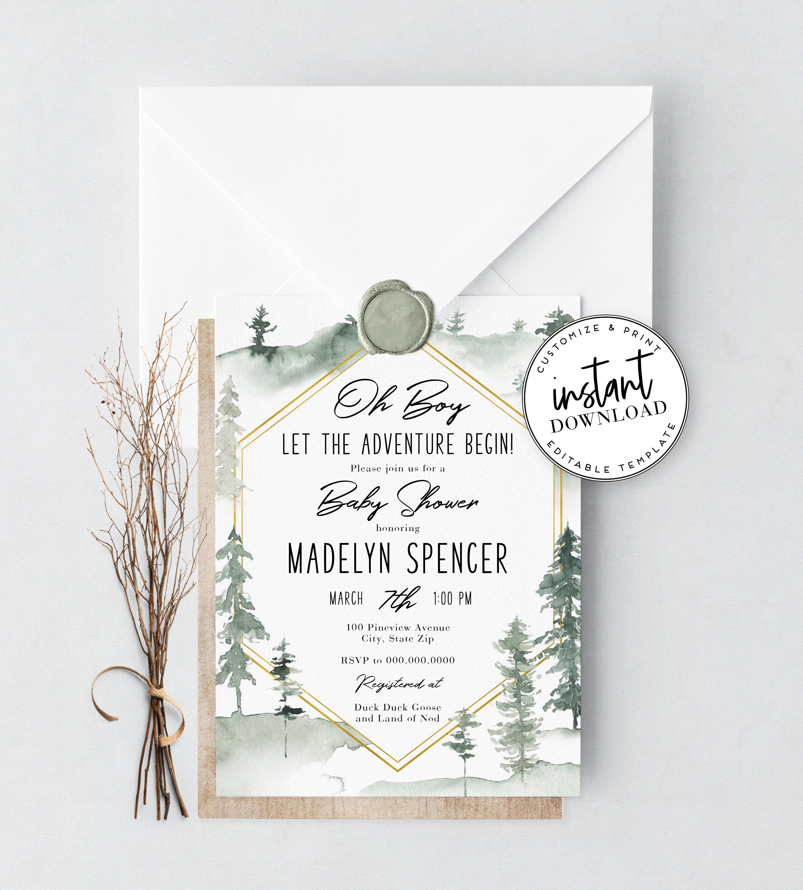 Let The Games Begin Invitations in White