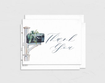 Oh Boy Baby Shower By Mail A2 Folded Thank You Card Template, Customizable Note Card Instant Download [id:6394957]