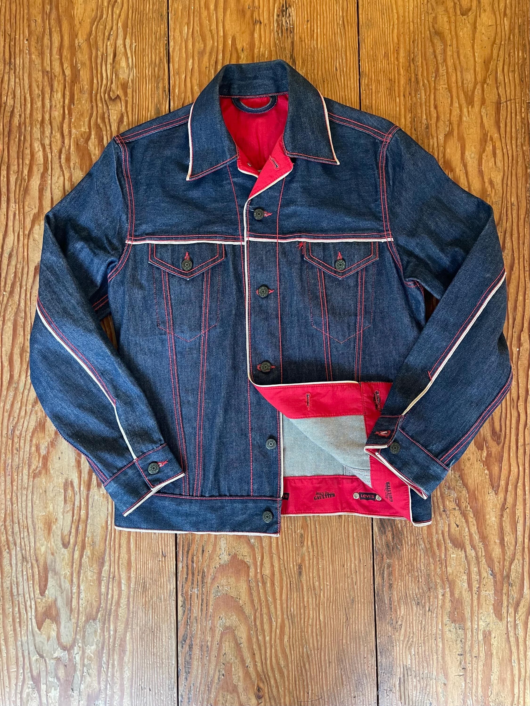 Jean Paul Gaultier Leather Jacket - Etsy