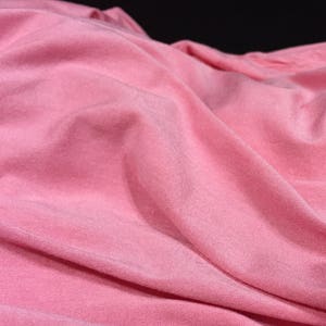 Pink Jersey Fabric, Stretch Material, Cotton knit fabric,Drapery Material, Pillow Cover Fabric, Pink Fabric, Pink Stretch, Remnant 2 yards