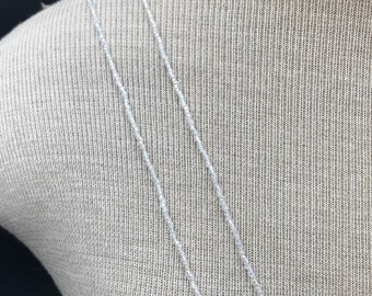 Beads on a String, Craft Beads, Beaded Trim, String of Beads, Iridescent Beads, Small Beads on a String, Beaded Trim, Bead Trimming