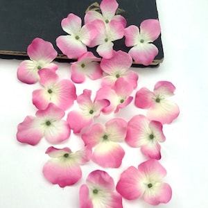 Pink and White Fabric Flowers, Small Fabric Flowers, Variety Artificial Flowers, Sew On Flowers, Dress Flower, Dress Embellishment, Flowers