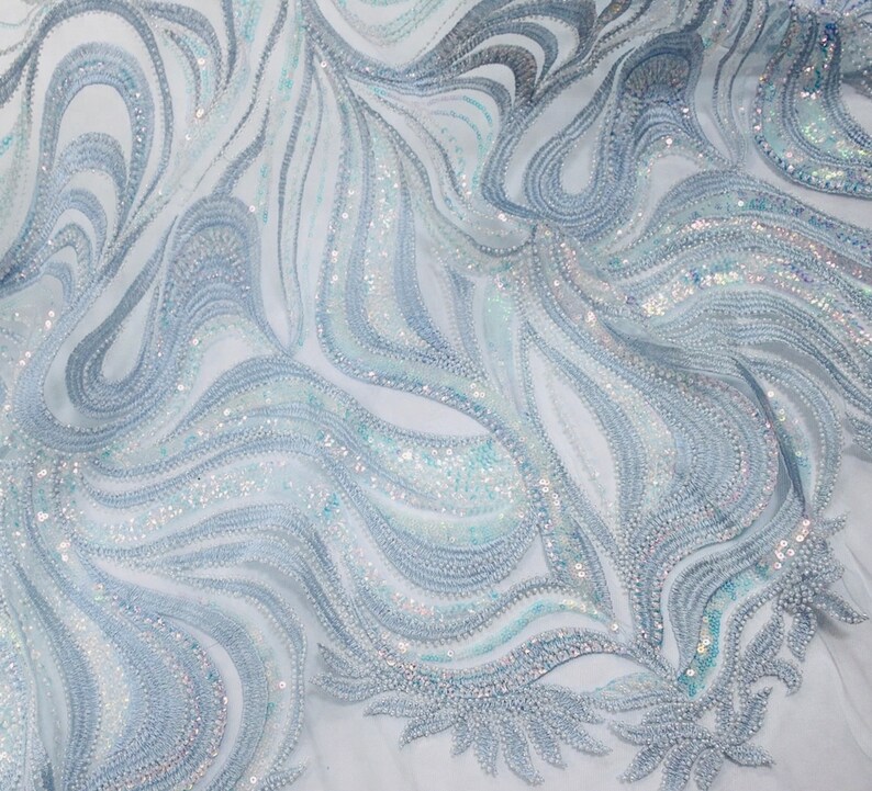 light blue lace