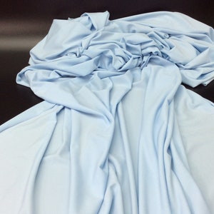Blue stretch knit fabric,stretchy material