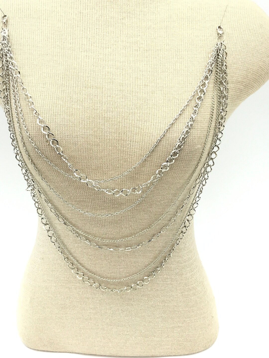 Metal Necklace Jewelry Supply Chain Necklace Chain Belt Etsy