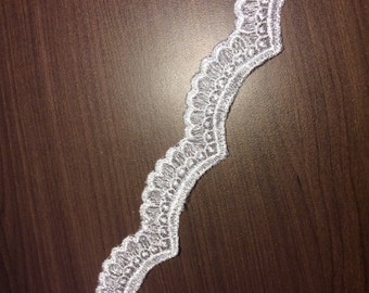 Scallop Lace Trim, scallop edge, lace edge trim, Lace border