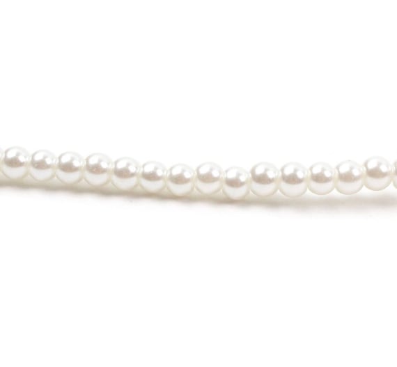 Pearls on a String, Craft Pearls, Pearl Beads ,pack of 12 Strings 