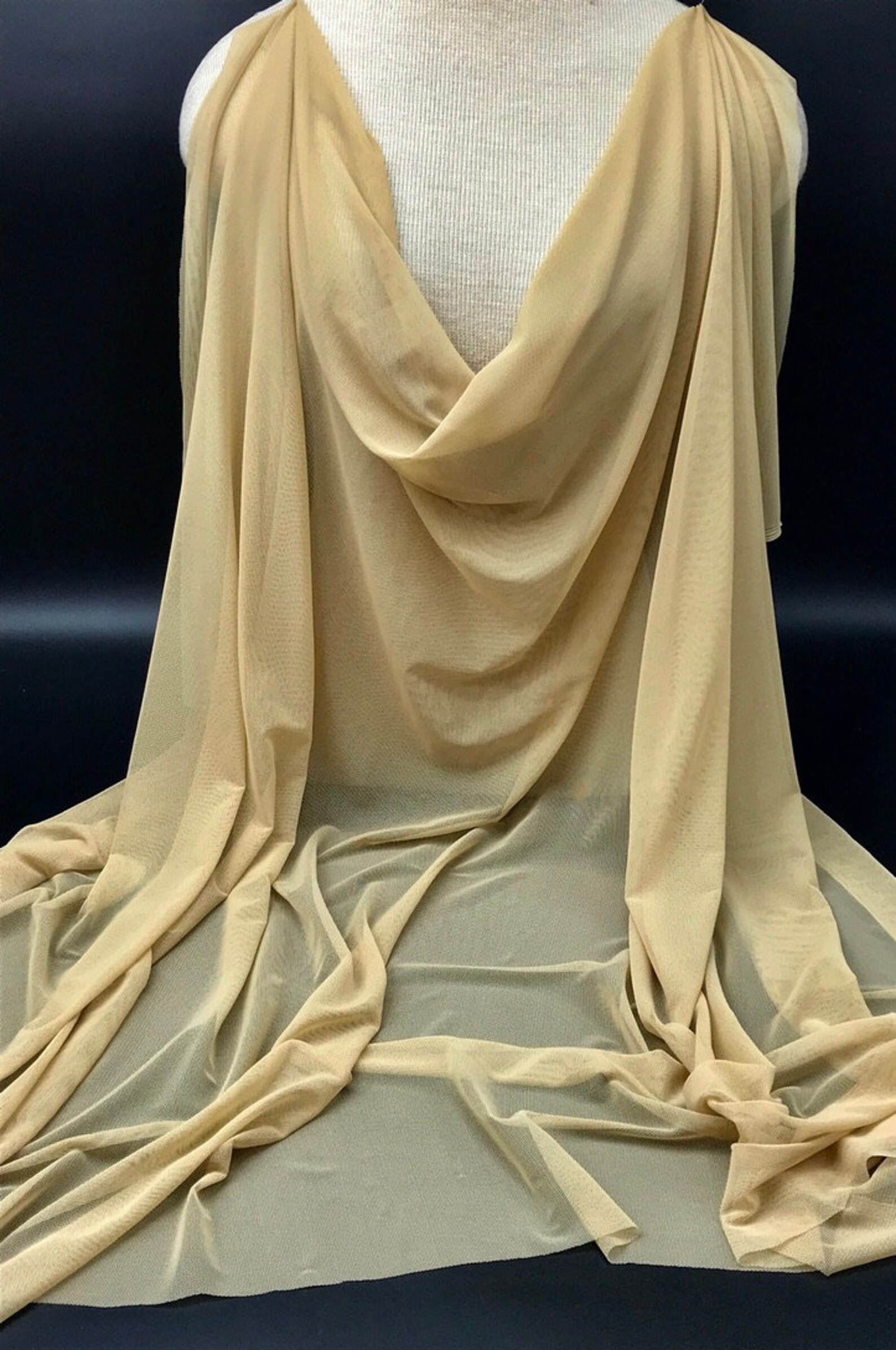 Dark Nude Stretch Mesh Mesh Fabric Nude Mesh Material Sheer - Etsy Canada