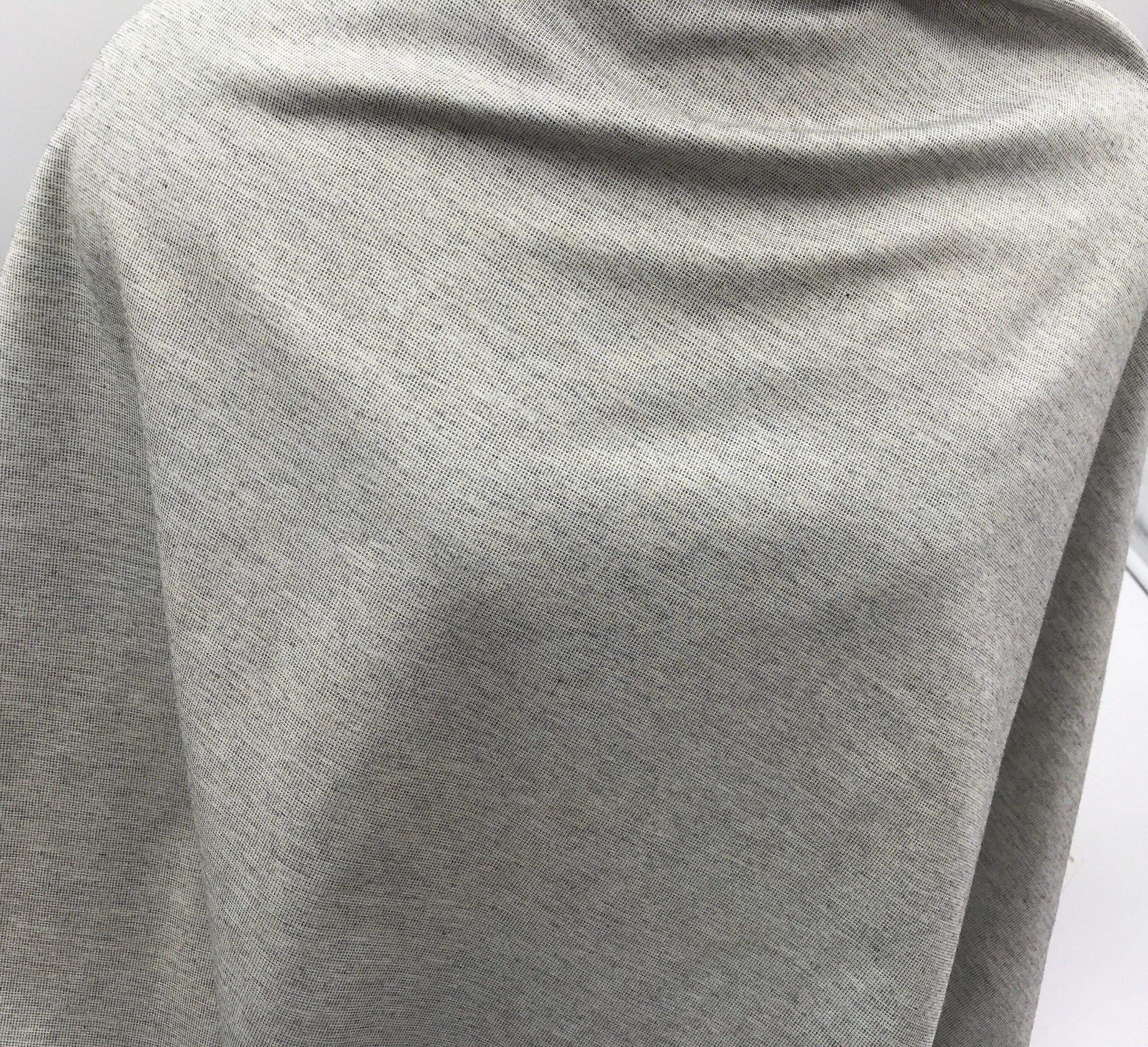 Grey Ponti, Stretch Fabric, Lightweight Ponte, Black Stretch