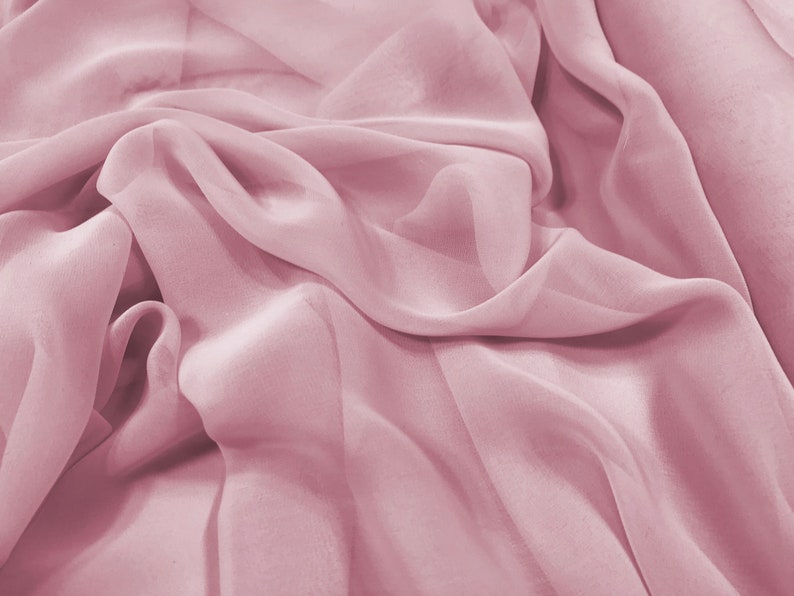 pink chiffon material