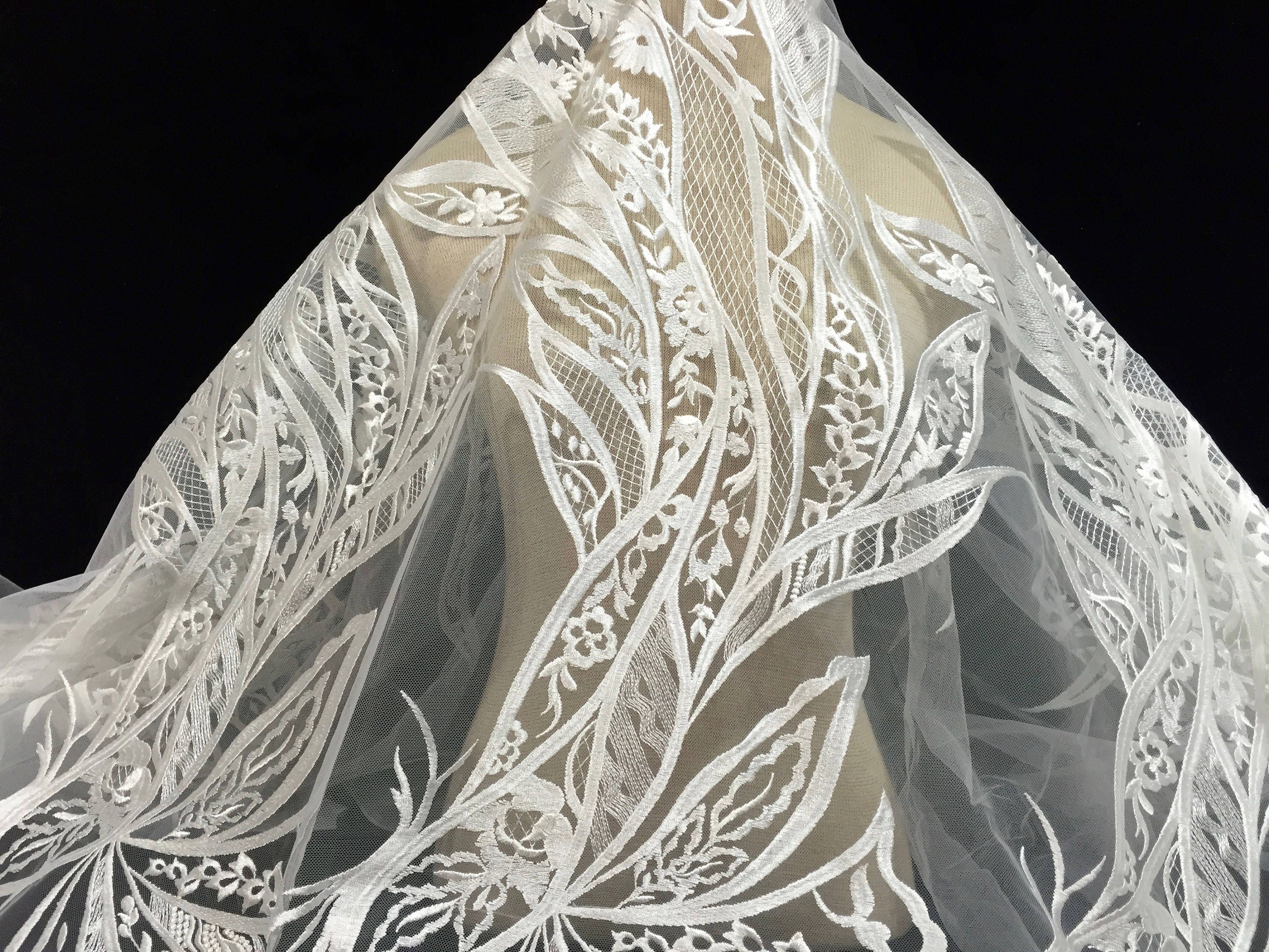 Embroidered Lace Fabric -  Canada