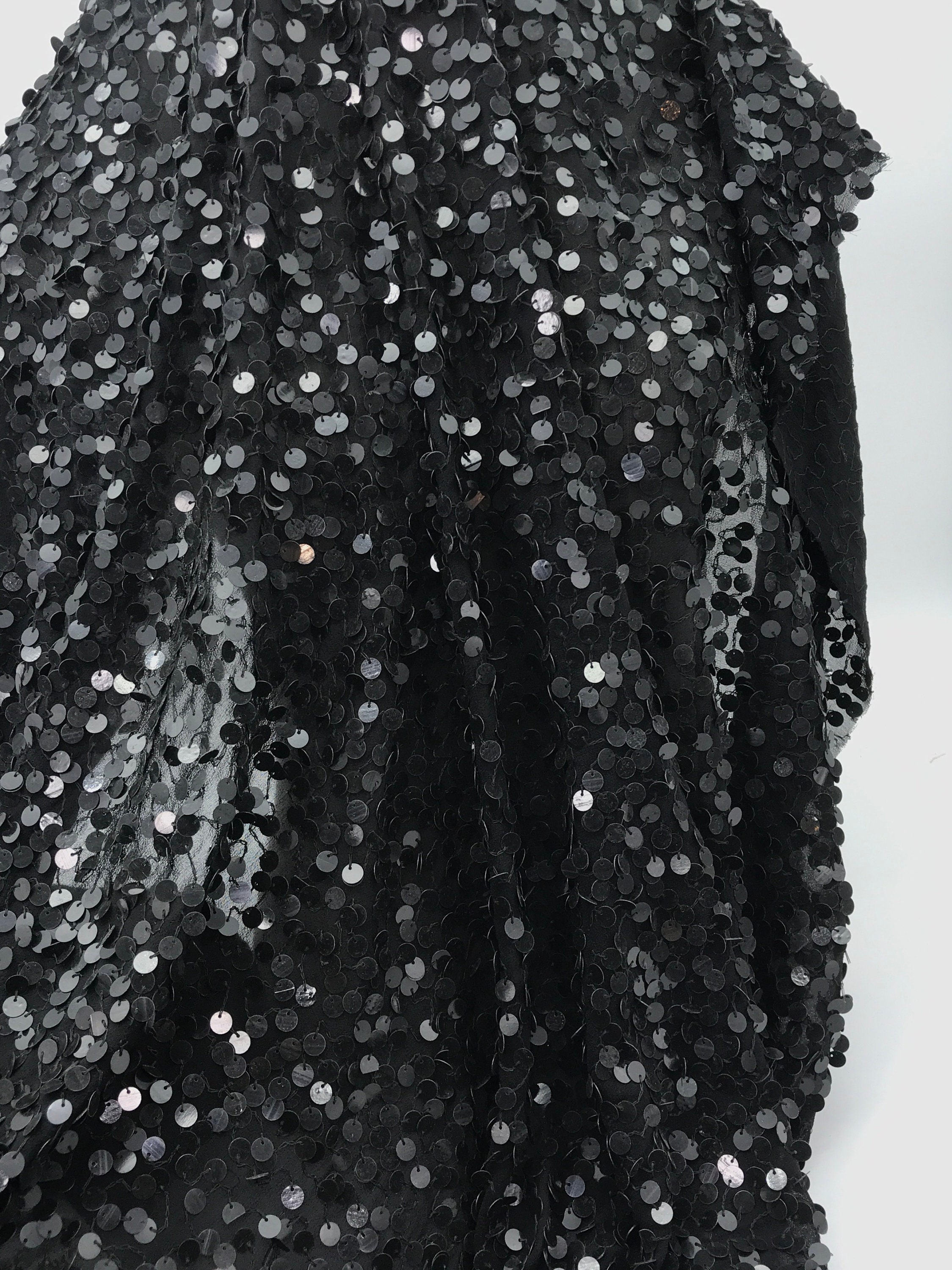 Sequin chiffon best sale