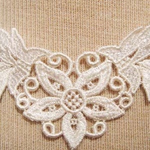 Wholesale - Venise Lace Applique, Lace, Appliques, Guipure Applique, Ivory Patch, Venise Trim Bridal Applique, Victorian Applique -96 pieces