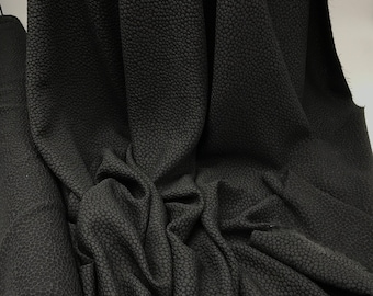 Black textured crepe fabric, Black Polyester Satin Fabric, soft Fabric, Flowy Material, Electric Blue Material, Shiny Fabric