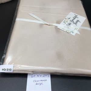 Beige/satin fabric,crepe material