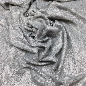 Matte finish silver/gray fabric for clothing,party decor,costume material, home decor
