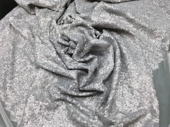 silver fabric for dresses CB Silver Duchess Satin Fabric