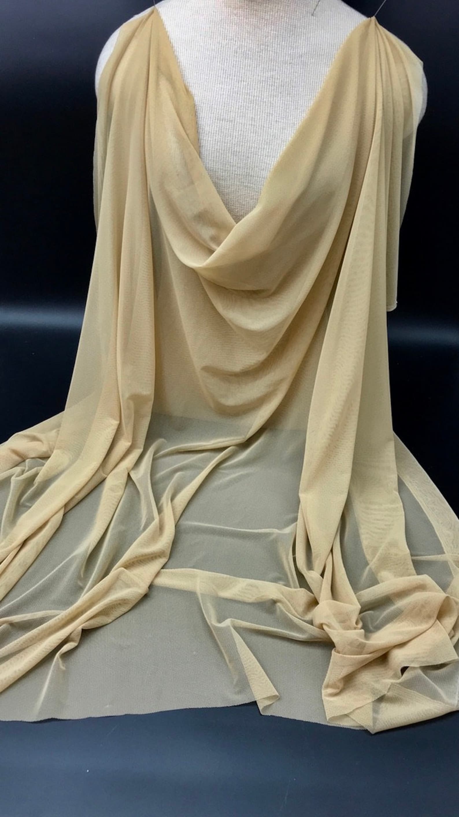Dark Nude Stretch Mesh Mesh Fabric Nude Mesh Material Sheer - Etsy Canada