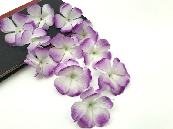 Lila Stoffblumen, kleine Stoffblumen, Vielfalt künstliche Blumen, Nähen auf Blumen, Kleid Blume, Kleid Verschönerung, Blumen