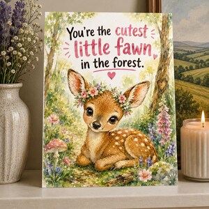 Little Fawn Greeting Card