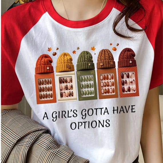 A Girls Gotta Have Options Png | Fall Nails Png | Nail Tech Png | Autumn Nails Png | Nail Polish Png