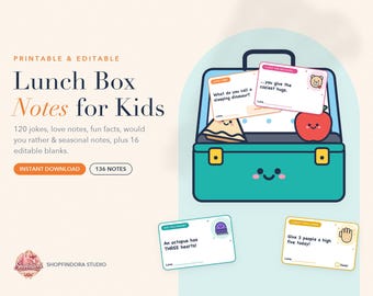 Bilhetinhos para Lancheira Infantil, Piadas para Imprimir, Mensagens de Incentivo, Bilhetes para Volta às Aulas, Bilhetinhos para o Almoço das Crianças, Editáveis, Download Instantâneo