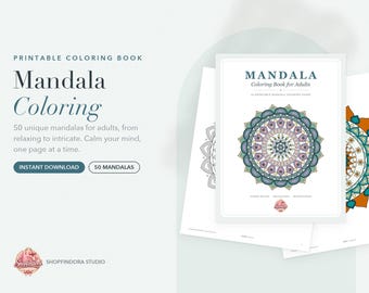 50 páginas exclusivas para colorir com mandalas para adultos, arte para aliviar o estresse (download em PDF)