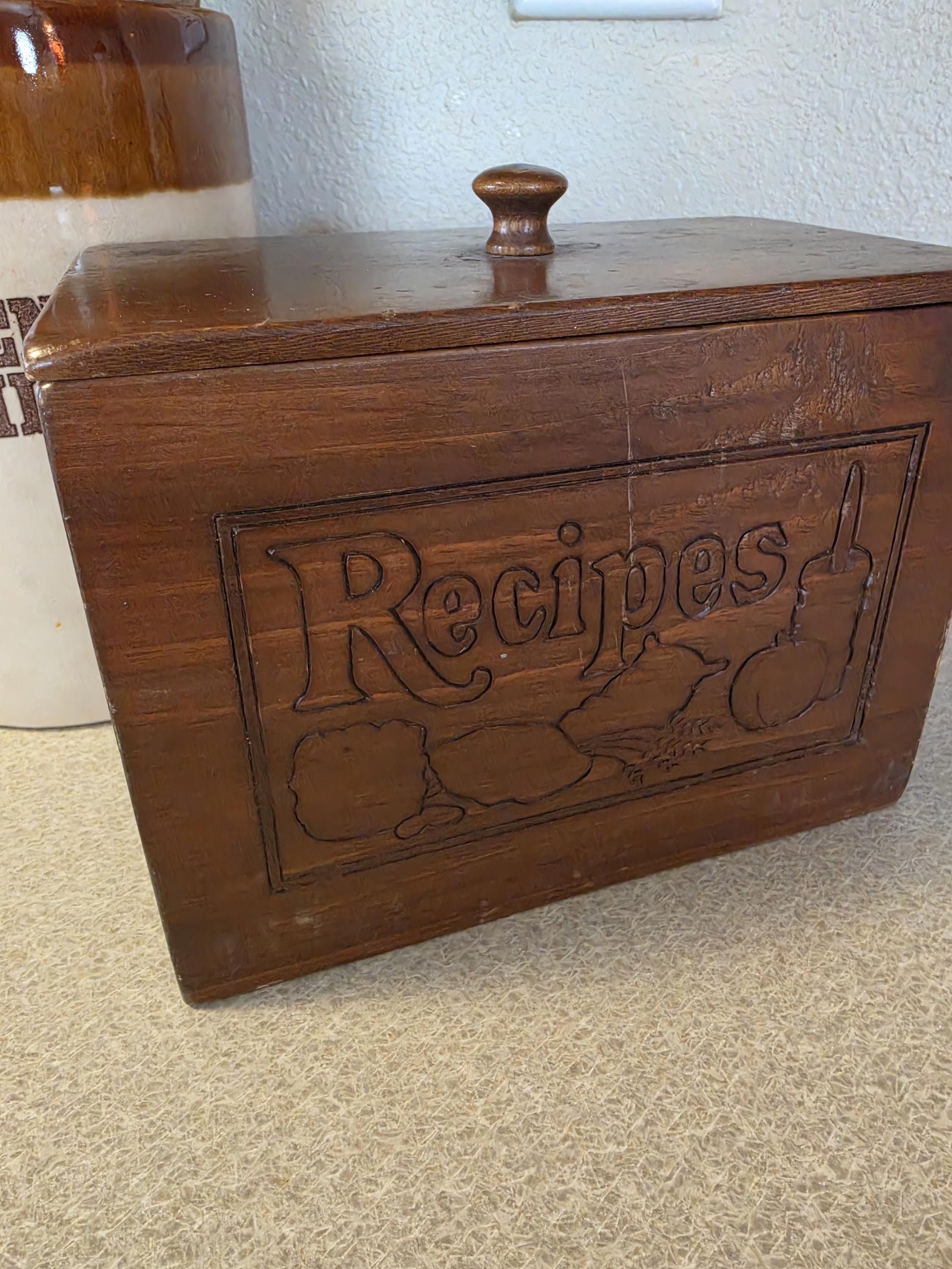 Vintage Wooden Box Kitchen - Etsy