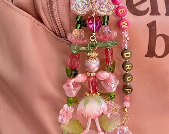 Commemorative Bag Charm | Nutcracker Ballet Cast Gift | Dewdrop Fairy | Customizable | Keychain