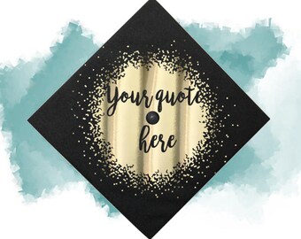 graduation cap decal etsy