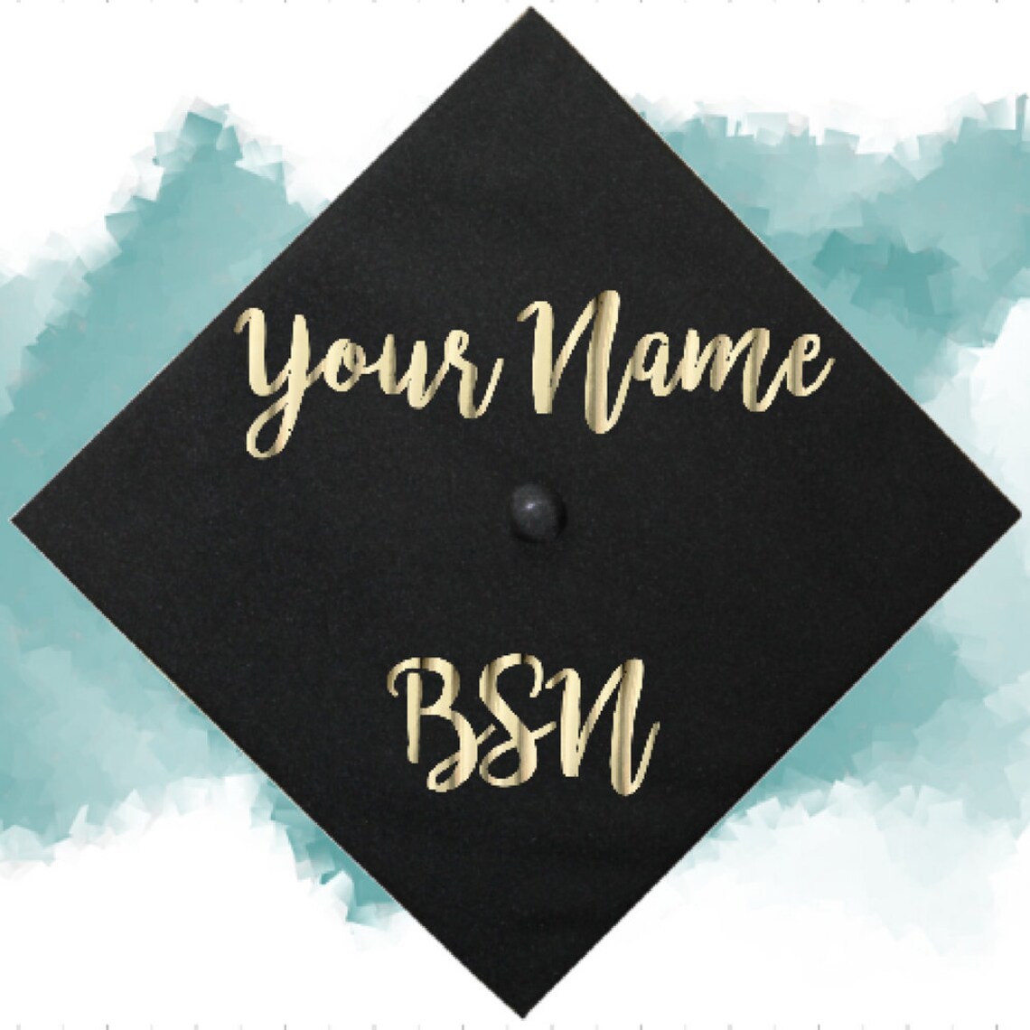 BSN Iron On BSN Iron on Decal Custom Graduation Decal Etsy