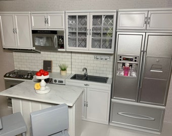 Doll Furniture- Modern Kitchen- Customized Upon Request