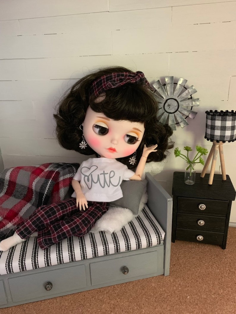 Doll Furniture for Dolls like Barbie or Blythe Night Stand Etsy