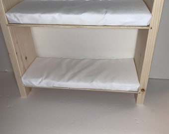 Dollhouse Doll Furniture for Fashion Dolls 1:6 - DIY Unfinished Bunkbeds