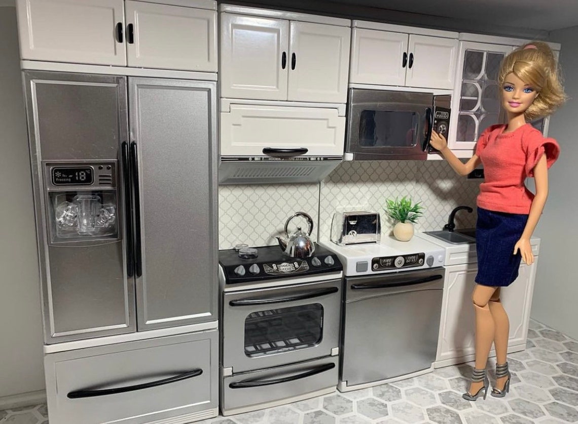 Doll Furniture Modern Kitchen Customized Upon Request Etsy