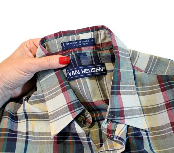 Van heusen plaid shirts Clearance