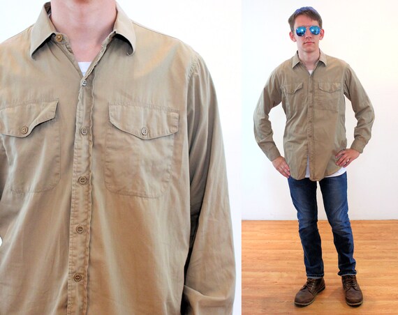 【誠実】 40's Vintage Shirt Rayon Type Riders - シャツ