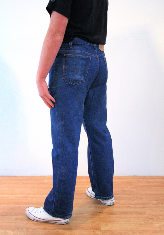 80s Levi's Jeans 40 X 30 XXL Vintage Orange Tab Dark Blue - Etsy New Zealand