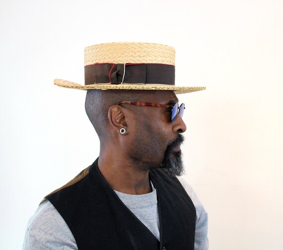 Boater hat 1920s Clearance
