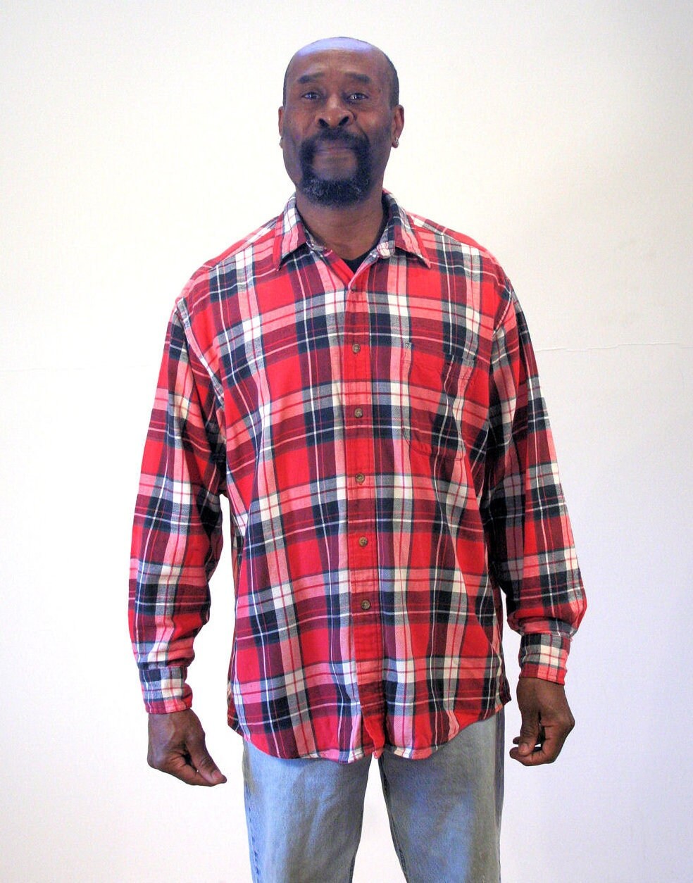90s Woolrich Flannel Plaid Shirt L XL 
