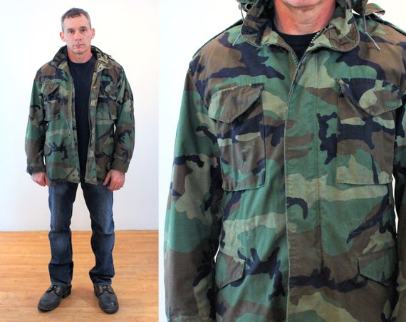 heavy camo coat