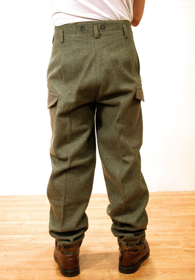 wool army pants