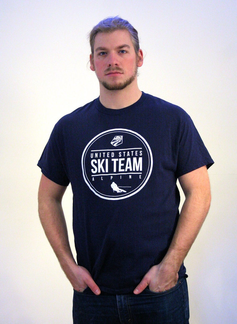 90s Y2K Alpine Ski Team TShirt L Vintage USA Olympics Etsy