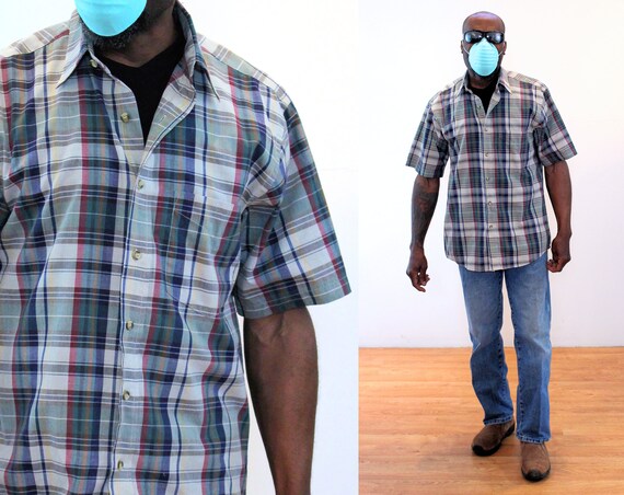 Van heusen plaid shirts Clearance