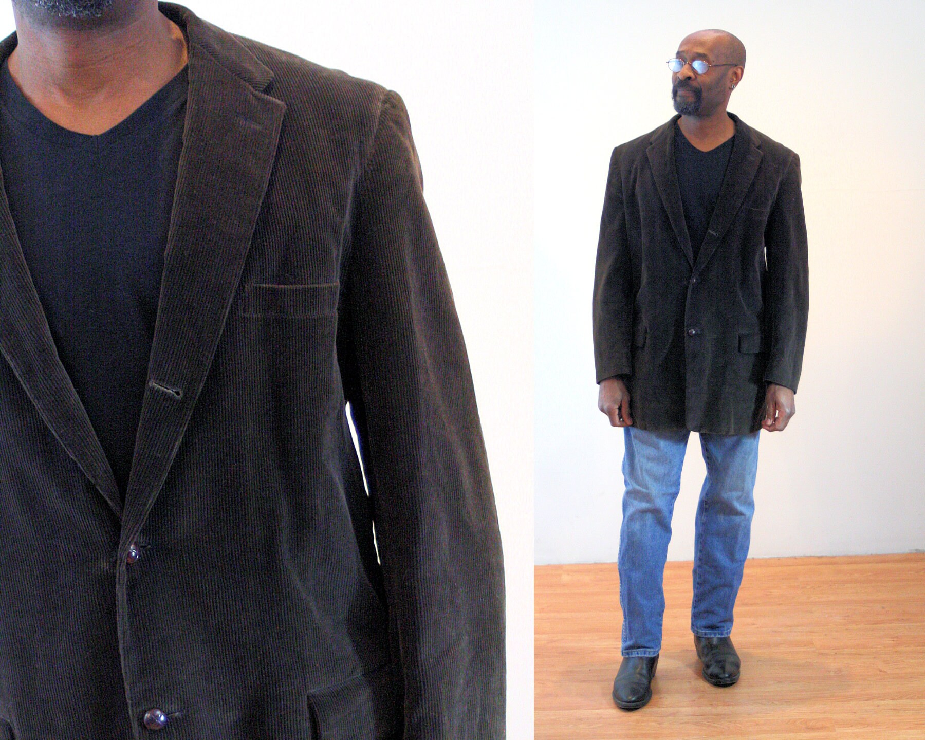 60s Corduroy Mcgregor Jacket 40L L 